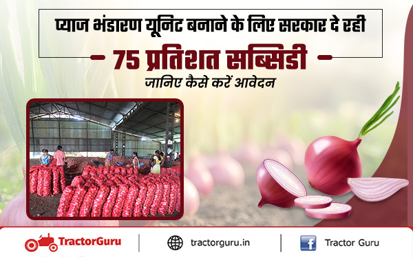 Cold Storage Warehouse : प्याज भंडारण इकाई बनाने के लिए सरकार दे रही 75 प्रतिशत सब्सिडी