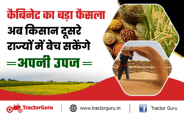 कैबिनेट का बड़ा फैसला, अब किसान दूसरे राज्यों में बेच सकेंगे अपनी उपज