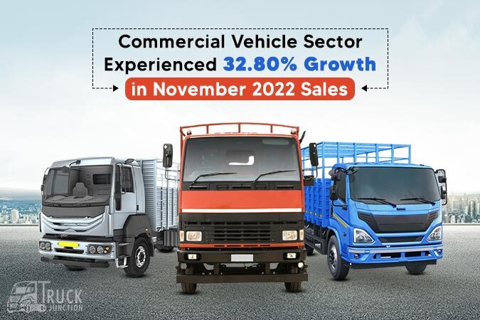 Commercial Vehicle Sector Grew with 32.80% Increase in November 2022 Sales