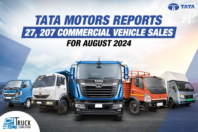 Tata Motors Sold 27,207 Commercial Vehicles in August 2024