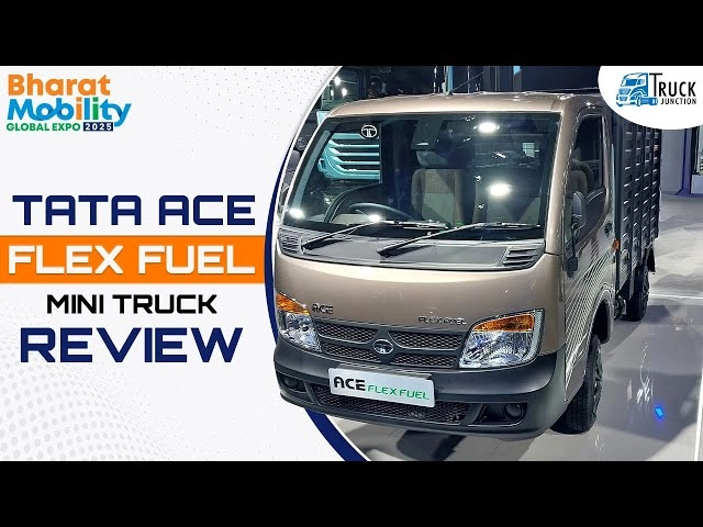 Tata Ace Flex Fuel Mini Truck Review | Bharat Mobility Expo 2025 | Tata Ace Flex Fuel  Truck Feature